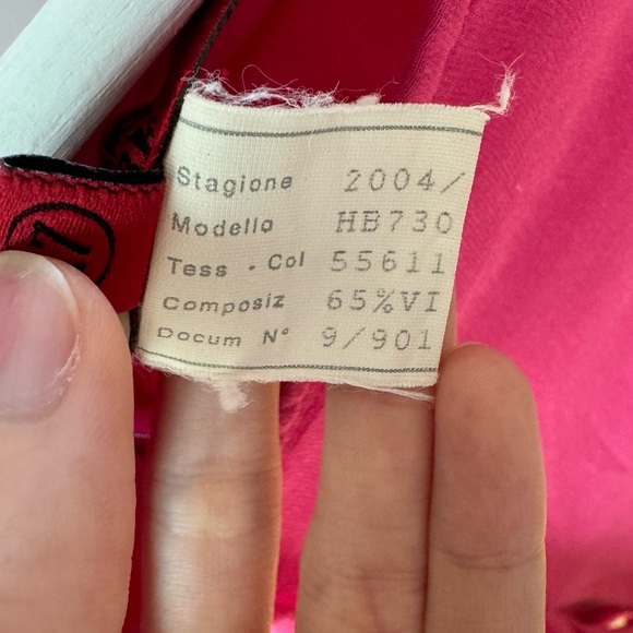 Gianfranco Ferre Designer Draped Y2K Magenta Maxi Skirt, 8 - Picture 8 of 13